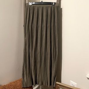 Olive Green Maxi Skirt